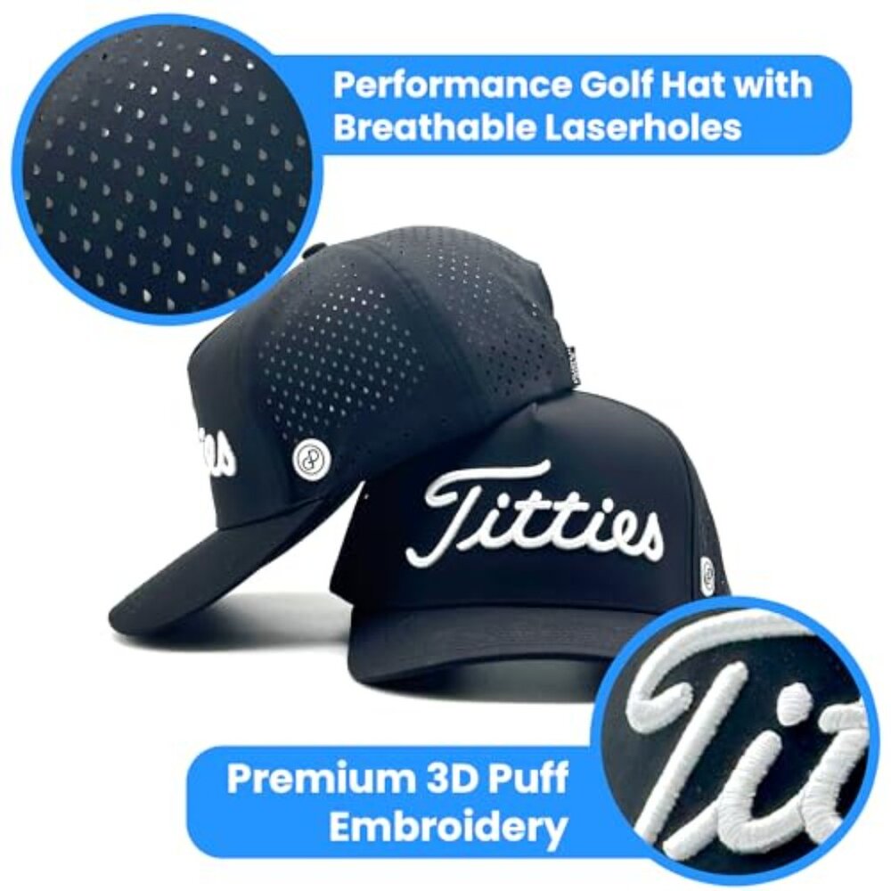Performance Golf Hat Snapback Adjustable Strapbac… - image 4